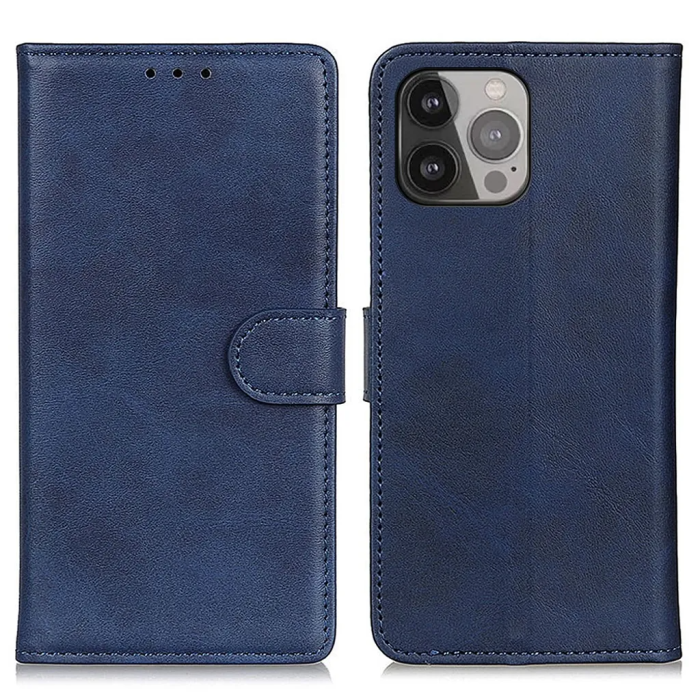 Taltech - iPhone 15 Pro Plånboksfodral Skyddande - Blå