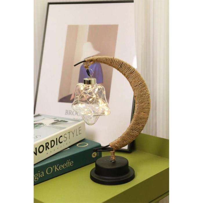 OEM - Bordslampa Vid Sängen Twirl Star Art Deco (model 3) EID