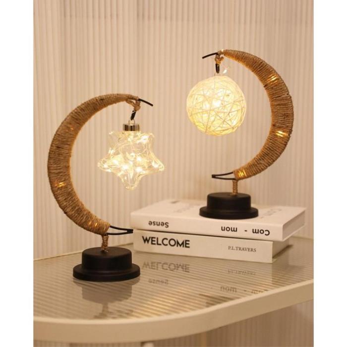 OEM - Bordslampa Vid Sängen Twirl Star Art Deco (model 3) EID