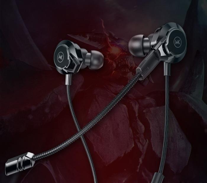 WK Design - WK Design In-Ear Gaming USB-C - Svart