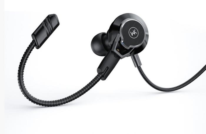 WK Design - WK Design In-Ear Gaming USB-C - Svart