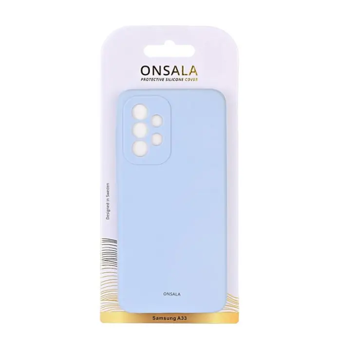 Onsala - Onsala Mobilskal Silikon Galaxy A03 - Ljusblå