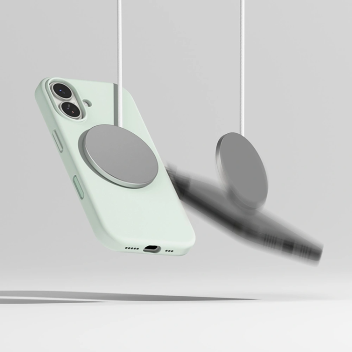 Ringke - Ringke iPhone 17 Mobilskal Magsafe Magnetic Silikon - Soft Mint