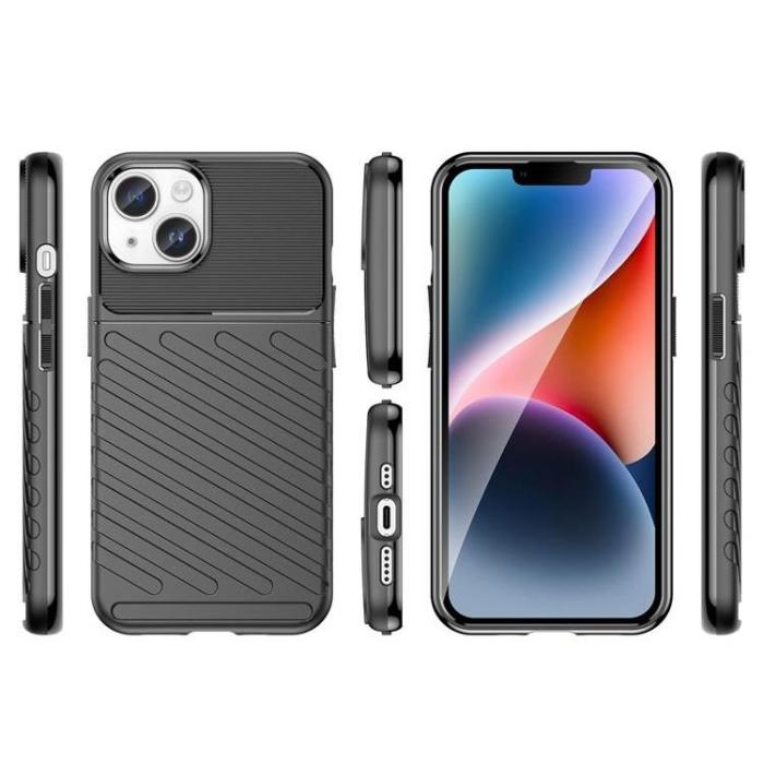 OEM - iPhone 15 Mobilskal Thunder Armored - Svart