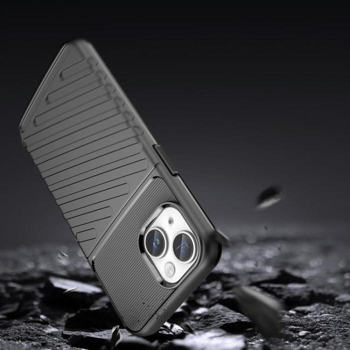 OEM - iPhone 15 Mobilskal Thunder Armored - Svart