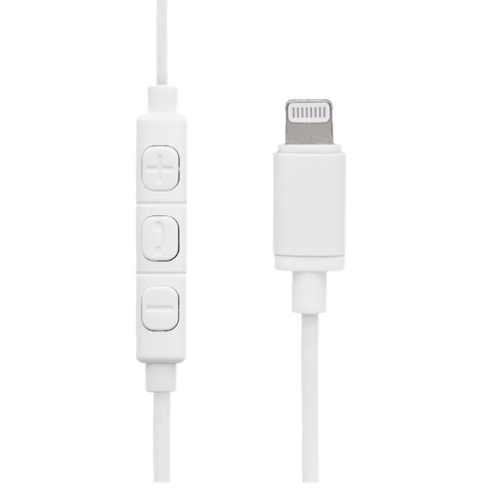 UTGATT1 - Streetz In-ear Mörlurar Lightning - Vit