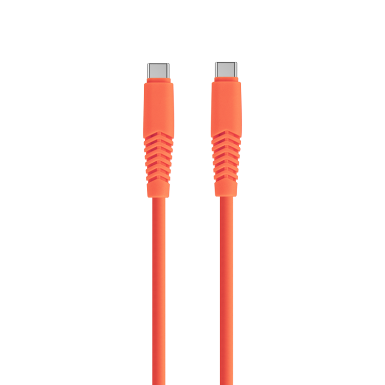 Setty USB-C Till USB-C Kabel 1.5 m 2.1A KSC-C-1.5210 - Orange | 3541 | AlltMobil