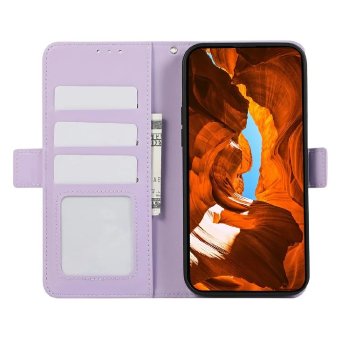 ABEEL - ABEEL iPhone 17 Pro Max Plånboksfodral Läder RFID Skydd