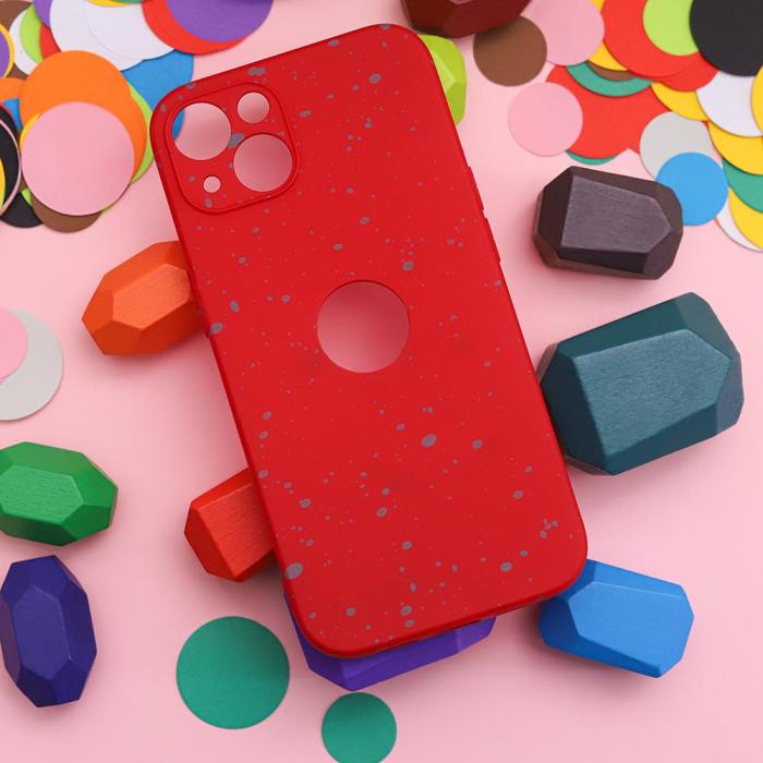 OEM - iPhone 13 Pro Skal Röd Granit - Elegant Hållbart Skyddsfodral