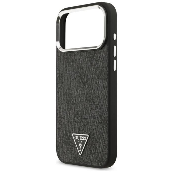 Guess - Guess iPhone 17 Pro Max Mobilskal MagSafe 4G Triangle Logo - Silver
