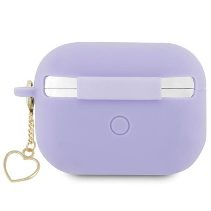 Guess - Guess Airpods Pro 2 Skal Charm Heart Collection - Lila