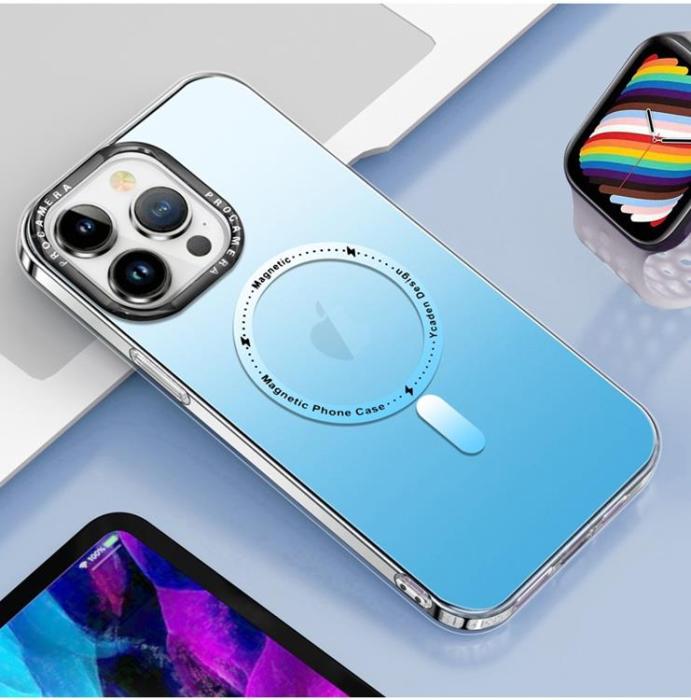 OEM - iPhone 14 Pro Mobilskal Magsafe Gradient - Blå
