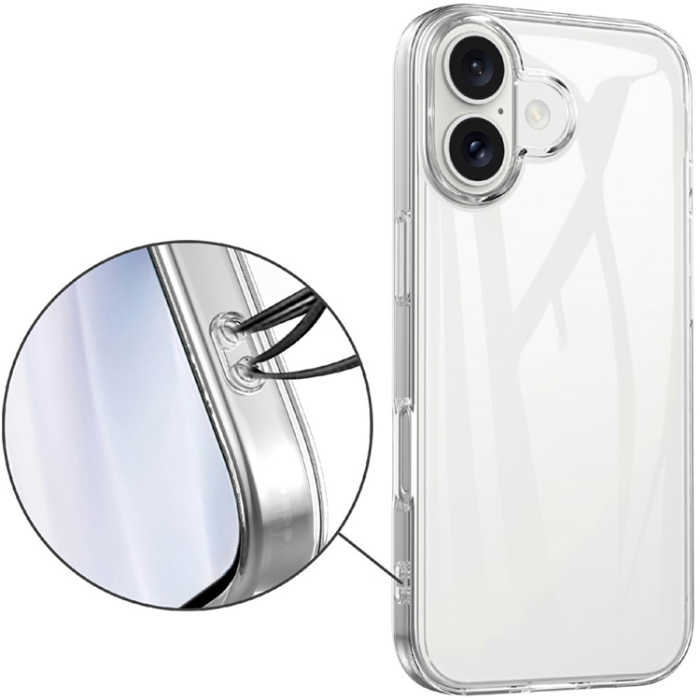 A-One Brand - iPhone 17 Mobilskal TPU med Härdat Glas - Clear