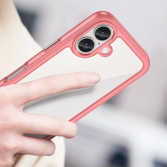 OEM - iPhone 16 Plus Mobilskal Outer Space - Röd