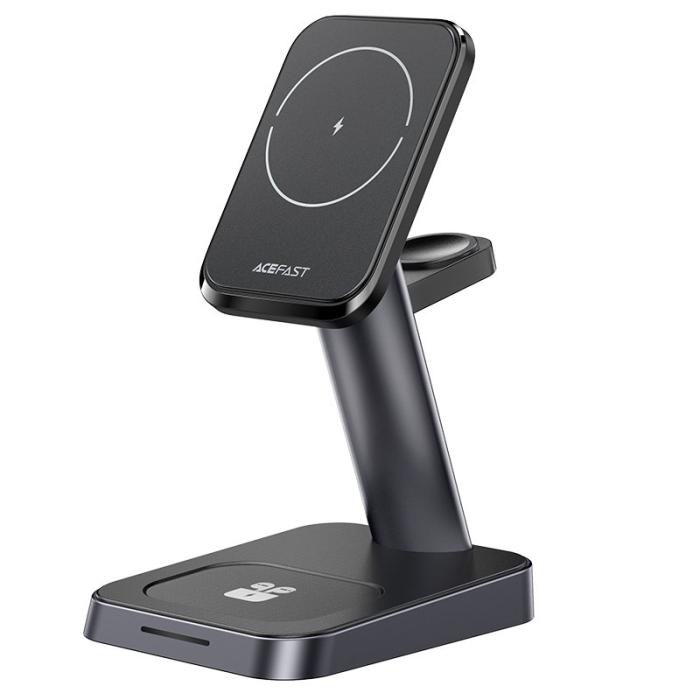 Acefast - Acefast 3-in-1 Trådlös Laddare MagSafe Qi iPhone, Apple Watch, AirPods