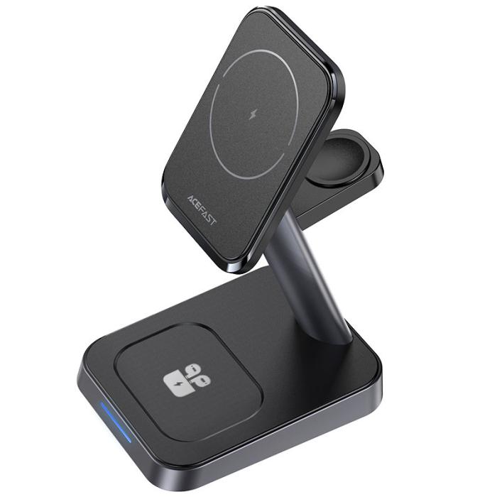 Acefast - Acefast 3-in-1 Trådlös Laddare MagSafe Qi iPhone, Apple Watch, AirPods