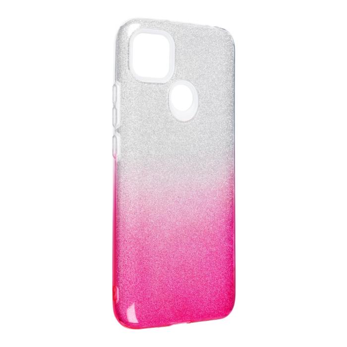 UTGATT - Forcell SHINING skal till XIAOMI Redmi 9C clear/Rosa