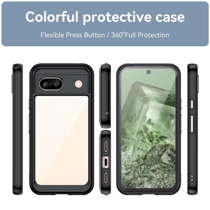 A-One Brand - Google Pixel 8A Mobilskal Acrylic TPU Shockproof - Svart