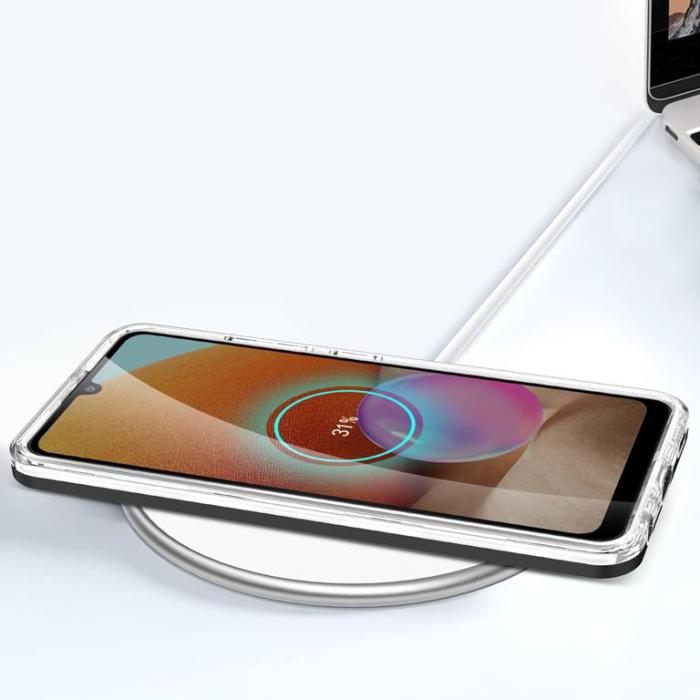 OEM - Galaxy A32 5G Skal Clear 3in1 - Svart