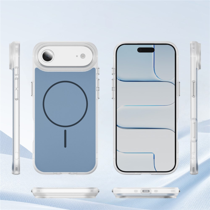 A-One Brand - iPhone Air Mobilskal MagSafe Skin Touch TPU PC - Blå