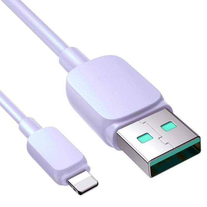 Joyroom - Joyroom USB-A till Lightning kabel 1.2m - Lila