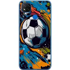 Gustaf - Mobilskal till Xiaomi Redmi 9C med Fotbollar