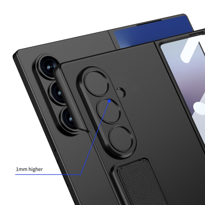GKK - Galaxy Z Fold 7 Mobilskal Kickstativ Med Härdat glas - Grön