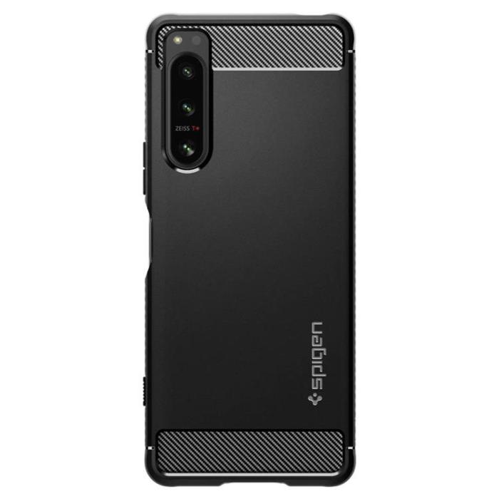 UTGATT - Spigen Sony Xperia 5 IV Skal Matte Rugged Armor - Svart