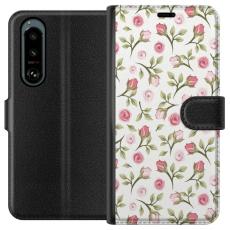 iSecrets - Pl&aring;nboksfodral till Sony Xperia 5 III med Blommigt