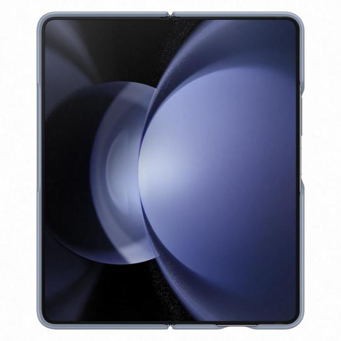 Samsung - Samsung Galaxy Z Fold 5 Mobilskal PU Läder - Blå