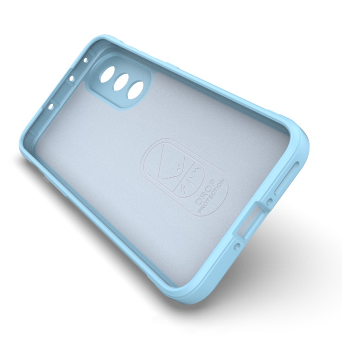 WANLONFENG - WANLONFENG OnePlus Nord 5 Mobilskal med Härdat glas - Babyblå