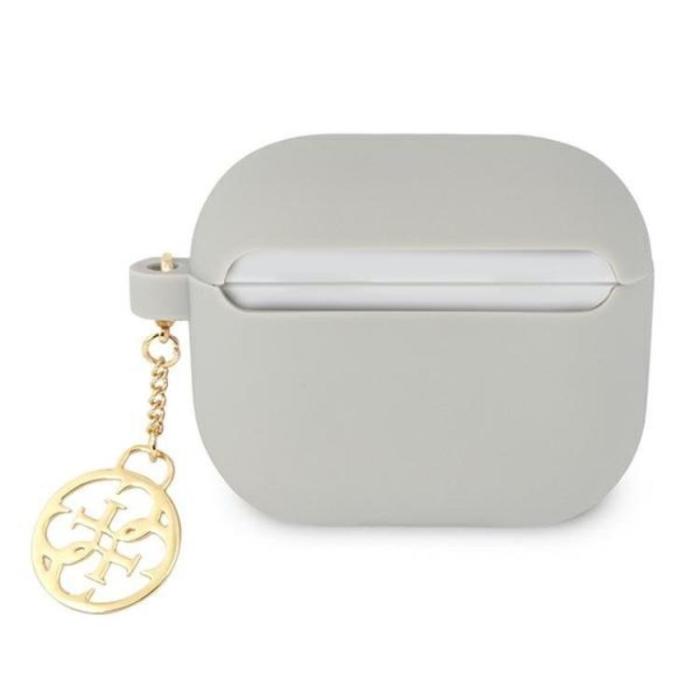 Guess - Guess AirPods 3 Skal Silicone Charm Collection - Grå