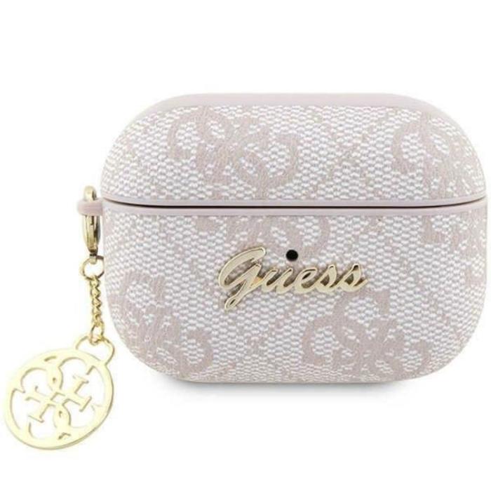 Guess - Guess Airpods Pro 2 Skal Charm Collection - Rosa
