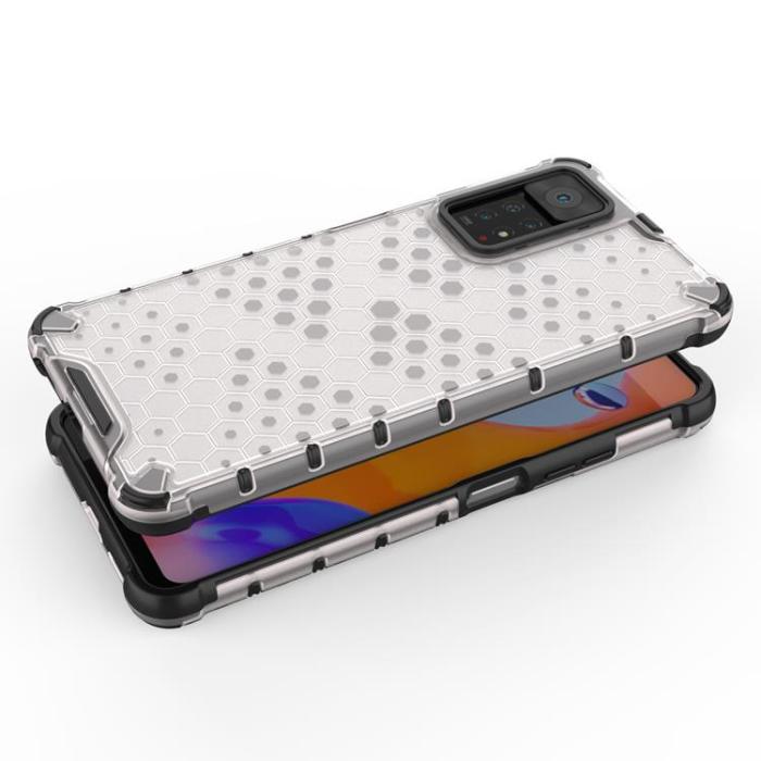 UTGATT1 - Xiaomi Redmi Note 11 Pro/Plus Skal Honeycomb Armored - Blå