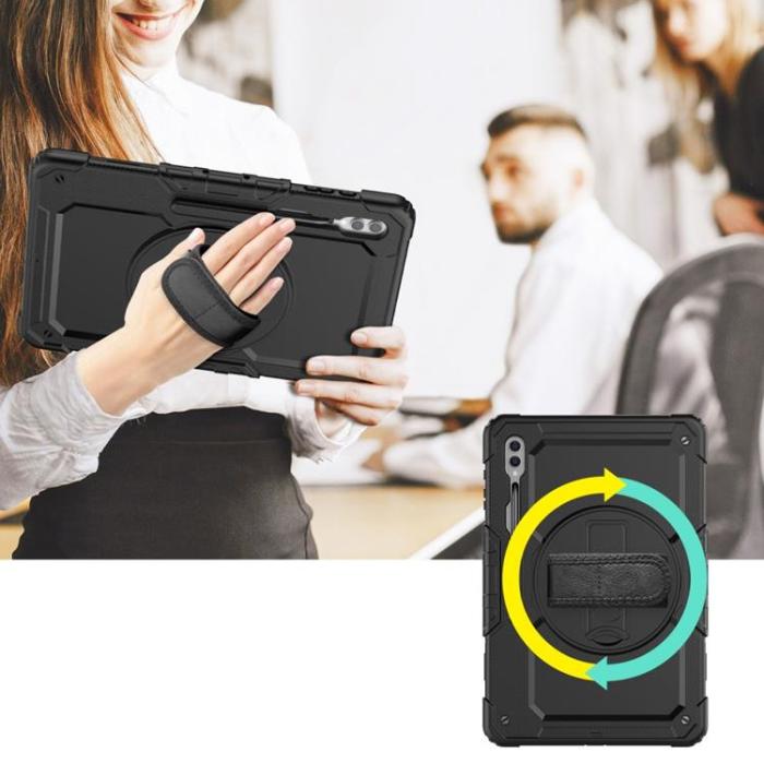 Tech-Protect - Tech Protect Galaxy Tab S9 FE Skal Solid360 - Svart