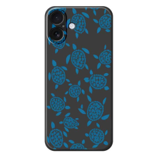 A-One Brand - iPhone 17 Mobilskal Turtle Pattern Straight Edge - Svart