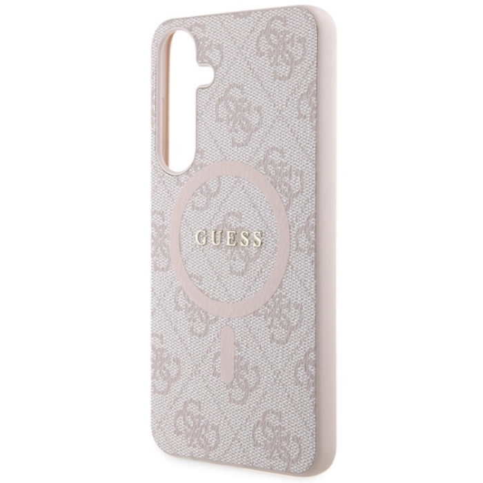 Guess - Guess Mobilskal till Galaxy S24 Plus Magsafe Collection - Rosa