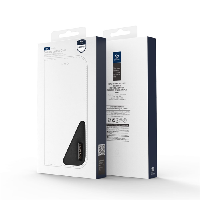 Dux Ducis - Dux Ducis Galaxy S25 Edge Plånboksfodral Äkta Läder Hivo RFID