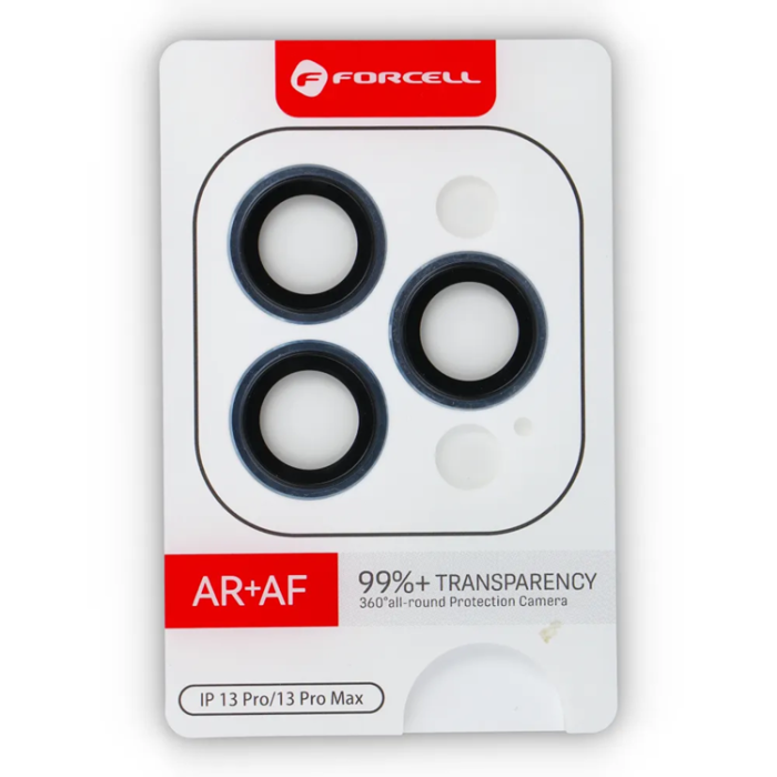 Forcell - Forcell iPhone 13 Pro/13 Pro Max Härdat Glas Kameraskydd Premium