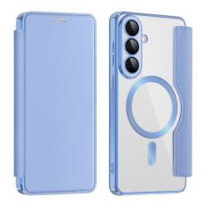 OEM - Mobilskal f&ouml;r Samsung Galaxy S26 Magnetiskt Konstl&auml;der RFID - Bl&aring;