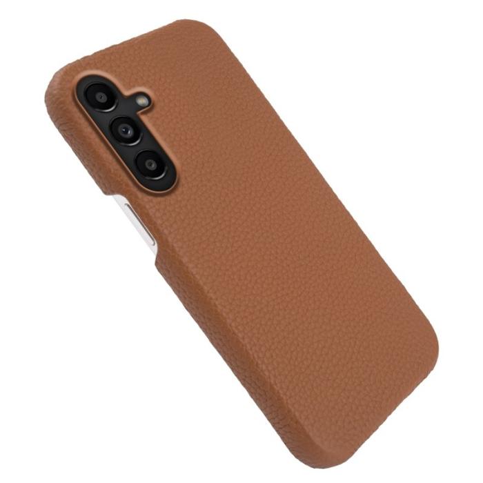 OEM - Mobilskal för Samsung Galaxy S26 Magnetiskt Äkta läder + PC - Brun