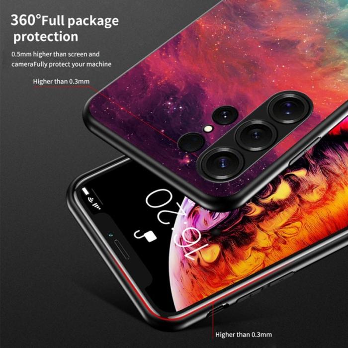 OEM - Mobilskal för Samsung Galaxy S26 Ultra Härdat glas - Stjärnhimmel