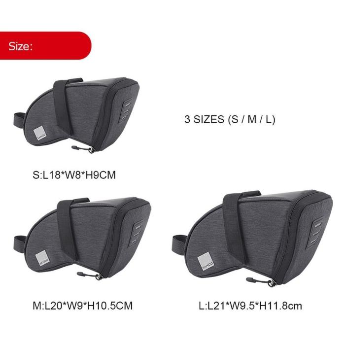 SAHOO - SAHOO Cykelväska under cykelsätet med dragkedja 0,7L