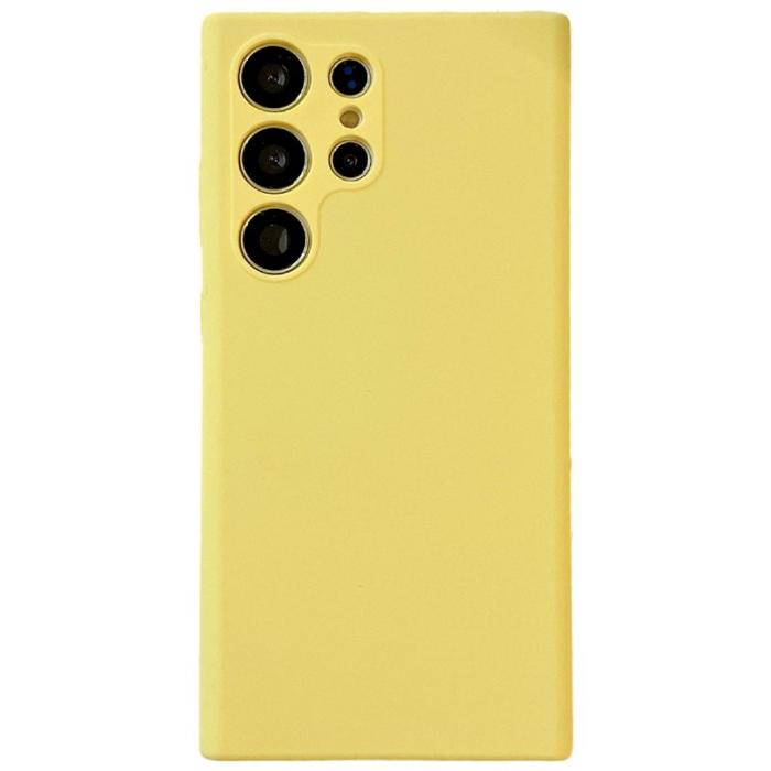 OEM - Mobilskal för Samsung Galaxy S26 Ultra Dropproof Liquid Silicone - Gul