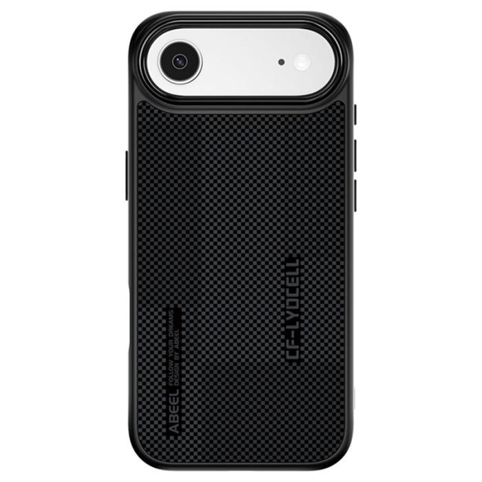 ABEEL - ABEEL CF-Lyocell Series Mobilskal till iPhone Air MagSafe Microfiber Grå