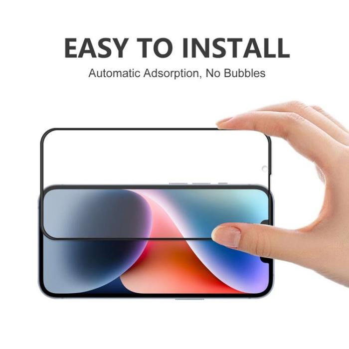 OEM - [2-PACK] iPhone 14 Härdat Glas Skärmskydd - Svart