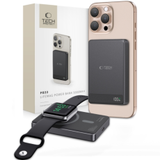 Tech-Protect - Tech-Protect Powerbank Magsafe 5000mAh LifeMag - Svart