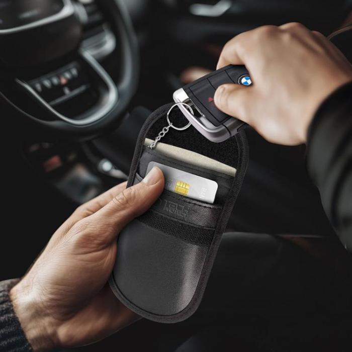 Tech-Protect - Tech-Protect RFID-blockerande nyckelfodral för keyless bilnyckel – Svart