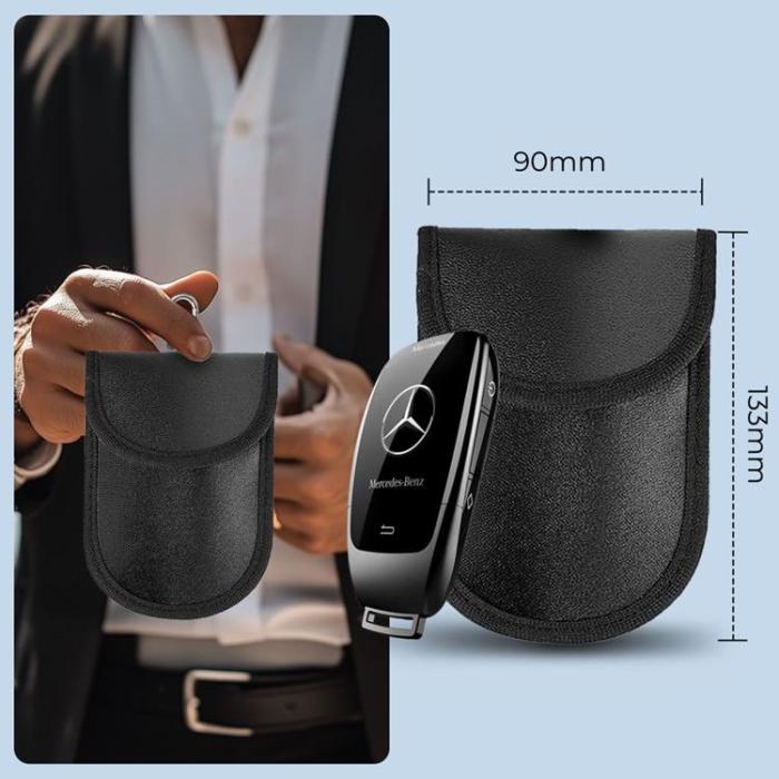Tech-Protect - Tech-Protect RFID-blockerande nyckelfodral för keyless bilnyckel – Svart