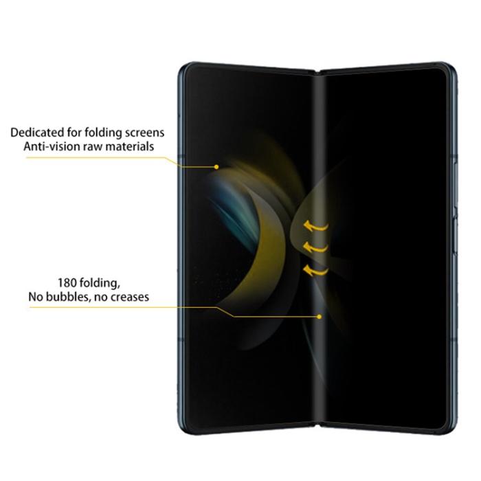 A-One Brand - Galaxy Z Fold 4 Privacy Skärmskydd TPU Anti-Spy